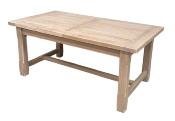 Table de Ferme Chêne Massif Extensible 180 / Rallonges intégrées